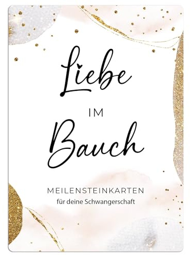JoliCoon Meilensteinkarten Schwangerschaft verkünden mit Rubbelkarten | Meilensteinkarten Schwangerschaft, hochwertige Qualität, für eine besondere Schwangerschaftsverkündung, mit UV-Lack