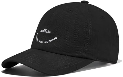 Clakllie Basecap Herren Damen Atmungsaktiv Outdoor Sport Cappy Running Caps Unstructured Baseball Caps Golf Tennis Cap Schwarz Cap Street Hat