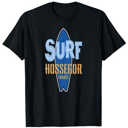 Surf Hossegor, Surfen Hossegor in Frankreich, Surfboard T-Shirt