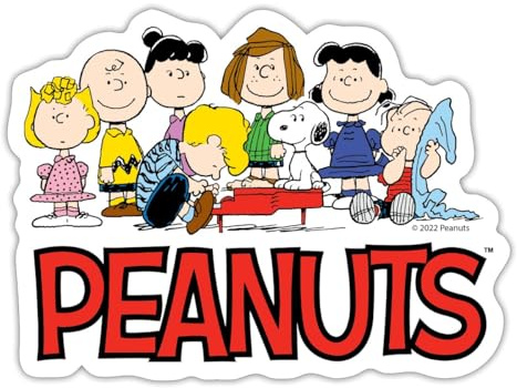 Peanuts Snoopy Und Seine Freunde Logo Sticker Aufkleber