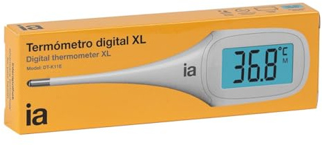 Interapothek Termómetro Digital XL con Gran Pantalla Retroiluminada para una mejor visión