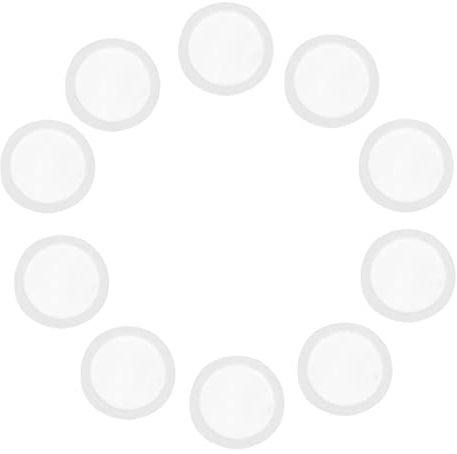 Snner 10pcs Kazoo Flöte Membran transparenter Membranmund 18mm Kazoo Teile Zubehör