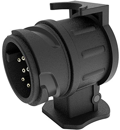 NEUE DAWN 12V Anhänger Adapter 13 auf 7 polig für KFZ, Anhängerstecker 7 auf 13 polig, Anhängerkupplung Adapter von 13 Pin Auto auf 7 Pin Anhänger, Adapterkabel 13 auf 7 polig Adapter für PKW
