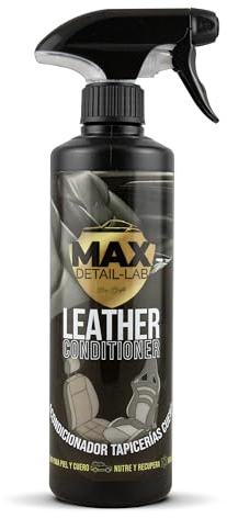 MAX DETAIL-LAB - Leather Conditioner - Trattamento Pelle Auto e Casa, Balsamo per Cuoio Rinnova Sedili Divano, Protezione e Cura Premium, Pulizia Tappezzeria Detailing Professionale Car Moto, 500ml