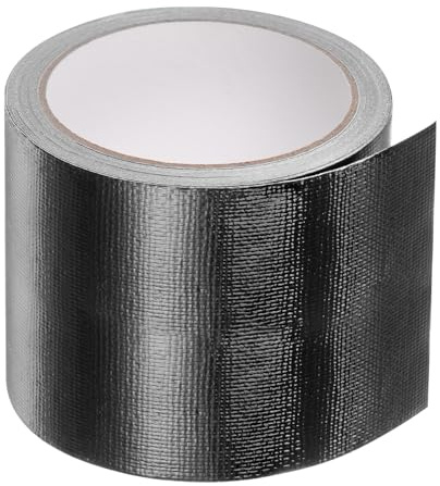 sourcing map Tarpaulin Repair Tape 3.15 x 24.6ft Strong Adhesion PVC Waterproof Universal Tent Repair Tape Awning Repair Tape for Industrial Use DIY Home Repair, Black