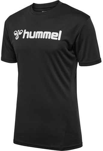 hummel hmlLOGO Jersey S/S, svart, M