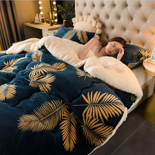 Dicke Kuscheldecke Flauschig & Super Weich - Warme Sherpa-Fleecedecke in Lammfell-Optik Als Wohndecke, Tagesdecke & Sofadecke - Überwurf Decke Sofa & Couch,A,71x86in 3kg