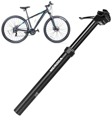 Bikee Seat Dropper - Mountain Seat Dropper Sattelstütze mit langlebiger kabelloser Federung | Tropfersitz für Fahrräder mit 125 mm wasserdichter manueller Steuerhöhe, T-Sattelstütze