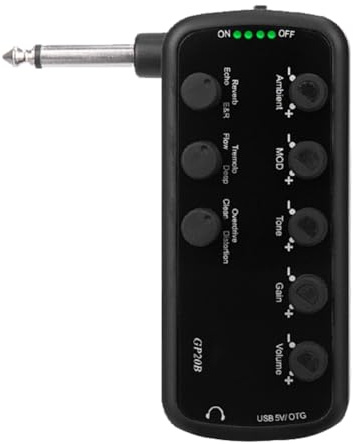 Okeeyseda Bassverstärker, Basseffekte, Tragbarer Kopfhörerverstärker, Stecker und Spiel für E-, Musikinstrument