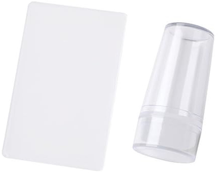 Professionelles Nagelstempel-Set, praktischer Silikon-Nägel, Stempel und Schaber, einzigartige Maniküre-Designs, Silikonstempel für Nageldesign
