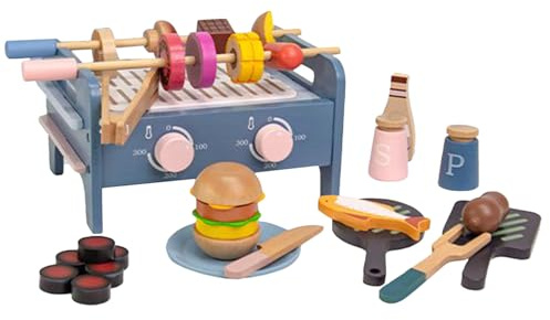 Spielgrill Für Kinder - Koch Spielzeug Set,Lernspielzeug Ab 1 Jahr Für Hand-Auge-Koordination Zu Hause Im Kindergarten
