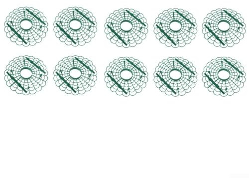 Lot de 10 supports de fraises en plastique pour jardin et extérieur, conçus pour garder les plantes élevées et favoriser un développement sain
