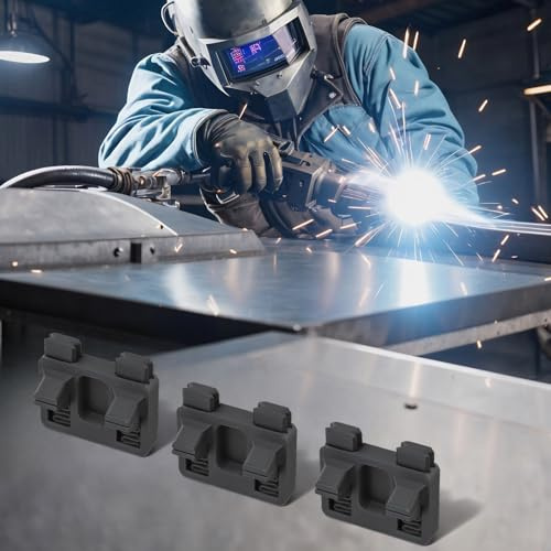 Elektrische Draht-Schweißvorrichtung zum Klemmen, hitzebeständige Kunststoffhände, Lötwerkzeug für Elektronik, Automobil, Heimwerker (schwarz)