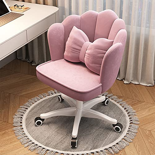 MidCentury - Sgabello moderno con schienale morbido, imbottito, per camera da letto e toilette, design smerlato, arredamento elegante per la casa