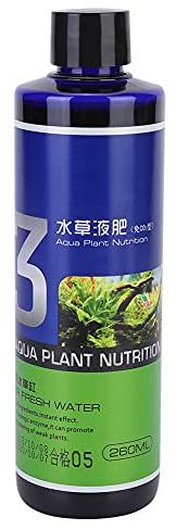 Yunseity Solution Nutritive pour Plantes Aquatiques D'aquarium Engrais Liquide Enrichi 260 Ml, Nutrition équilibrée, Absorption Facile, pour les Amateurs de Plantes Aquatiques