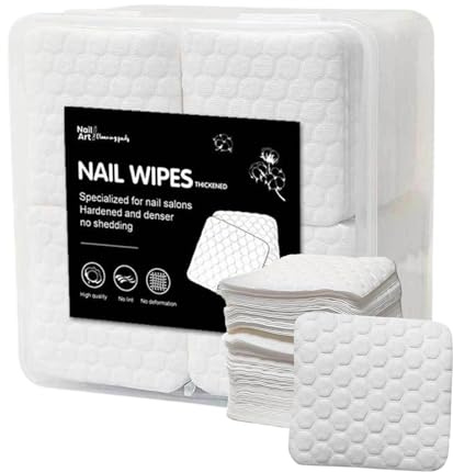 Salviette per unghie, super assorbenti, morbide, in tessuto non tessuto, salviette per rimuovere le unghie, tamponi delicati per la pulizia delle unghie, adatte per manicure, pedicure, casa e salone