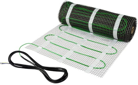 Golvvärmematta 16 m² tvillingkabel för stengolv modernt golvvärmesystem