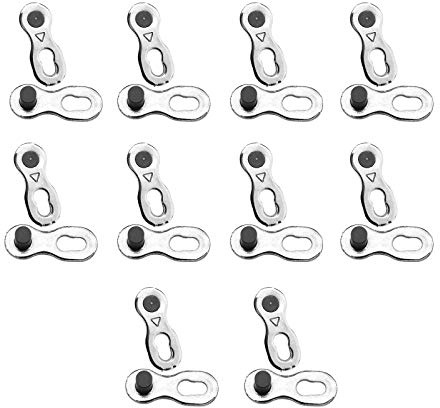 Create idea 10Pair 6 7 8 Speed Missing Quick Link Bicycle Chain Connector Set Mountain Road Bike Reusable