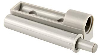 2 UMAXO Softclose dörrdämpare för möbler med adapter för skruvning – möbelångare, soft-close, dämpare, anslagdämpare för köksskåp eller skåp för eftermontering (foderadapter)