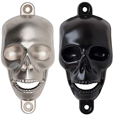 HEMOTON 2pièces Ouvre-bouteille Mural Forme De Crâne Halloween Décapsuleur Créatif Pour Soirée Accessoire Original Pour Fêtes Surprises