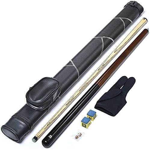 LIOYUHGTFY Billard Queue Pool Cue Eschenholz Billardstock Gebraucht 1/2 Pool Queue Handgefertigt für Bar Club mit 13,8 mm Spitze 141 cm / 55,5 Zoll Pool-Sticks Set 1116(Color:B;Size:141cm/55.5in)