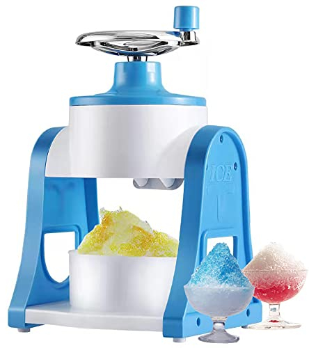 Rasoio Per Ghiaccio A Manovella, Tritaghiaccio Manuale Portatile, Macchina Per Ghiaccio Tritato Per Granite, Lama In Acciaio Inossidabile, Ideale Per Ghiaccio Tritato, Coni Di Neve, Granite, Frullati