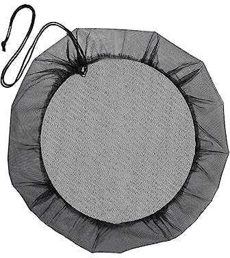 Filet Pour Citerne De Pluie, Housse Pour Tonneau De Pluie Avec Cordon De Serrage Protecteur De Réservoir De Seaux Récupération D'Eau, Housse D'Écran En Filet Seau Pluie Pour Jardin Extérieur,80cm