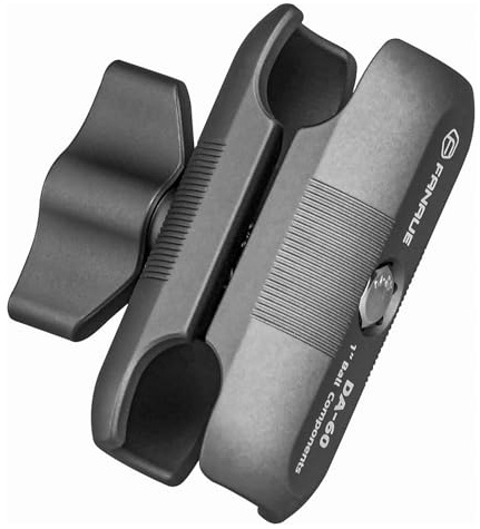 FANAUE Doppelbuchsenarm kompatibel mit RAM Mounts Type B 1 Ball Assembly und Motorrad-Handyhalterung, passt zu allen Industriestandard 1/25,4mm/Type B Ball Adaptern mit einer Aluminiumlänge von 2,3
