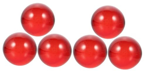HOMSFOU 6Er Set Glaskugeln Dekorative Glasball Dekoration Runde Glaskugel Für Schreibtisch Fenster Home Office Tischdeko Basteln Und Wohnaccessoires