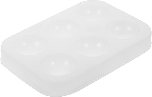 TEHAUX Paleta de silicona con 6 paneles de mezcla, bandeja de mezcla de colores reutilizable para acrílico y pintura al óleo, fácil de limpiar, bandeja compacta para artistas y proyectos de pintura