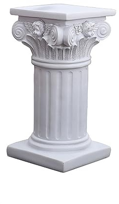 Ängelskulptur romerska dekorativa kolumner rekvisita skytte trädgård förtjusande musik minnesmärke grekisk staty hartsfigur skulptur hantverk prydnad samlarfigurer hem vardagsrum dekoration