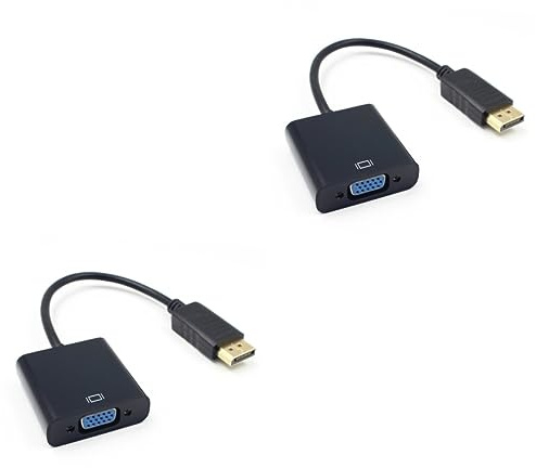 Hemobllo 2 Stück Adapter Für Und Buchse Videokonverter 1080p Unterstützt Keine Externe Stromversorgung Vollständige Videokonvertierung