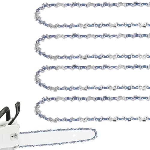 4 Pack 18 Inch Chainsaw Chain, .325 Pitch, .050'' Gauge, 72 Drive Links Fits Husqvarna 440 445 and More