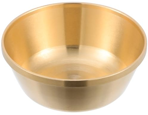 Zerodeko Bol À Eau Bouddhiste Miniature En Cuivre Pour Offrande Décoration De Fête Et Bureau 2.36X2.36X0.98In Bol D'Eau Bénite Catholique Certifié