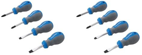 Silverline Stubby Screwdriver Set 4pce (893790) (Pack of 2)
