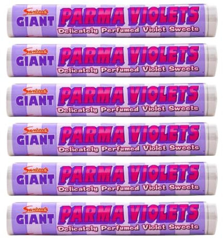 Credo Gifts Sweets Bundle With Swizzels Giant Parma Violets 40g (6 Pack)