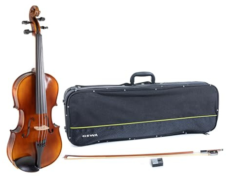 GEWA Juego de viola Allegro VA1 – 42,0 cm listo para tocar, incl. estuche para viola, arco de massaranduba, cuerdas Thomastik Infeld AlphaYue
