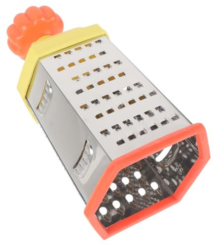 Hoement Rallador De Verduras De Acero Inoxidable Multifuncional Con Lados Para Picar Zanahorias Calabacín y Decorativo y Práctico Para Cocina