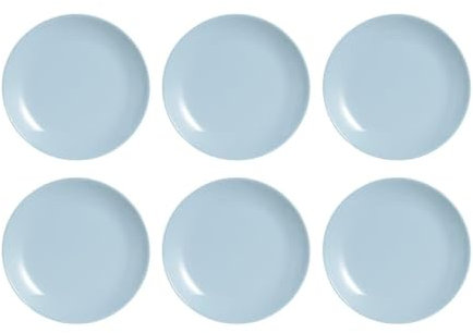 Luminarc Diwali Paradise 6 Plato Postre Opal Apto Microondas Apto Frigorífico Apilable