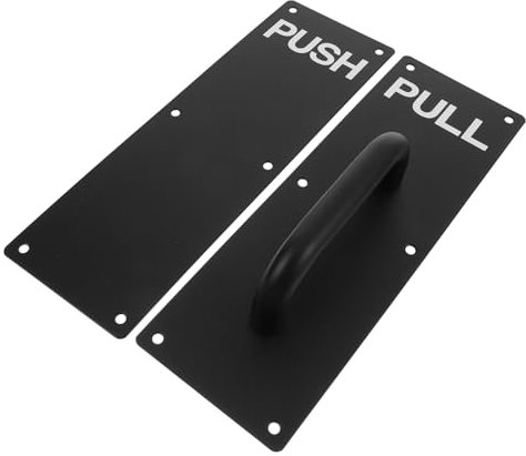 iplusmile 2stücke Türdrücker Aus Druckplatte Für Gewerbliche Badezimmer Push-pull-mechanismus Schranktüren Schiebetüren Brandschutztüren Anpassungsfähig Tägliche Beanspruchung