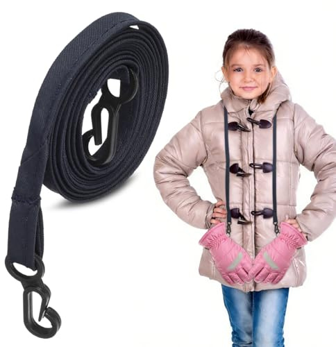 BESPORTBLE Glove Lanyard Anti-lost Rope for Gloves Portable Rope Reusable Mittens Skiing Holder Clip Skiing Accessory Strap Reusable Mittens Clips s Strap Nylon