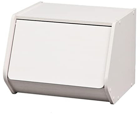 Bücherregal aus Holz mit Abdeckung für Schlafzimmer, Büro, Aufbewahrung, einfaches Eckfach für Zeitschriftensammler, Organisation, Bücherregale und Bücherregale (A)