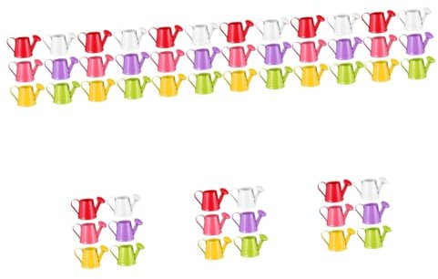 MOTHNUR 54piezas Regadera Decorativa para Jardinería Infantil para Plantas Casa Accesorio Ligero y Resistente para Niño Niña y Coleccionistas De Miniaturas