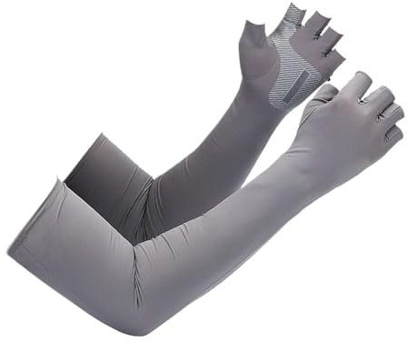 Maniche Rinfrescanti - Sport Arms Sleeves | Manicotti Da Armi Per Gli Uomini | Maniche Di Ghiaccio Di Raffreddamento | Protezione Solare Per Il Giardinaggio, Coperte Per Cicatrici, grigio, Se référer
