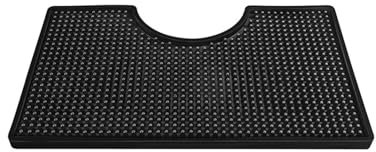 Tapis de bar en caoutchouc, bac d'égouttage de bière, tapis anti-déversement de service de bar, tapis de bar en caoutchouc, tapis de bar, bac d'égouttage de verre, rail de boisson de bière, tapis de s