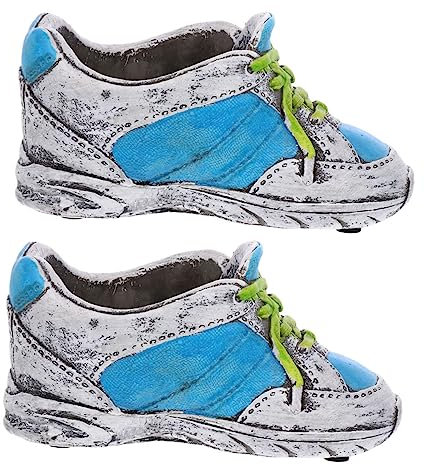 TOYANDONA 2pcs Creative High Top Shoe Flower Pot Decor Durable Planters for Use Unique Bonsai Container Decoration Stylish Succulent Flowerpots for