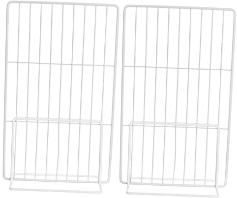 FONDOTIN Divisore in Filo per Congelatore e Separatore per Frigorifero in Ferro Regolabile 32-34 Cm x 29 Cm per Organizzazione Interna Casa, Ristoranti e Supermercati, Set da 2 Pezzi