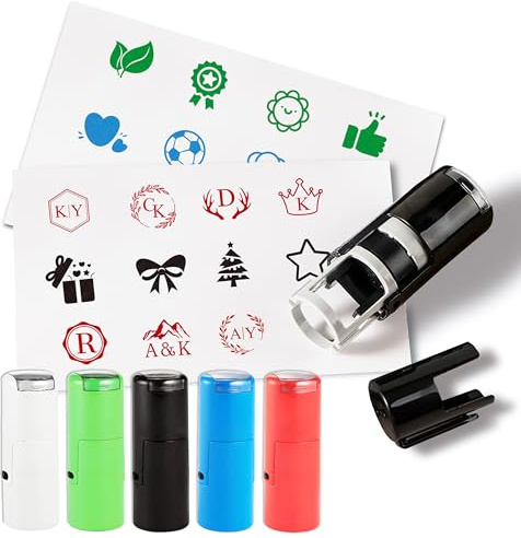 Tampon de carte de fidélité personnalisé avec logo pour entreprise Mini tampons auto-encreurs 12 mm Tampon en caoutchouc personnalisé Petit tampon pour boisson à café