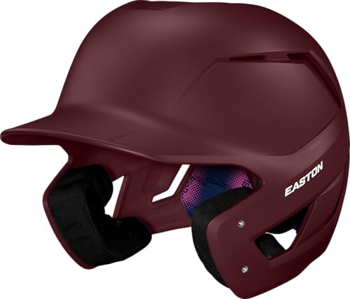 Easton | Z50 Batting Helmet | Baseball | Matte | Maroon | Medium/Large (7 - 7 5/8)