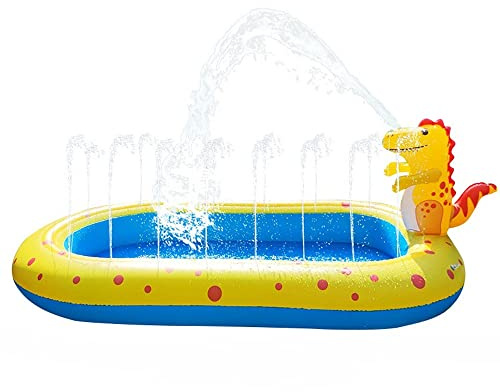 Piscina Gonfiabile Acqua Pad Gas Pieno Fontana Spruzzatore Gioca Bambini s Facile da Usare Ecologico Portatile Ad Alta Frequenza Pieghevole